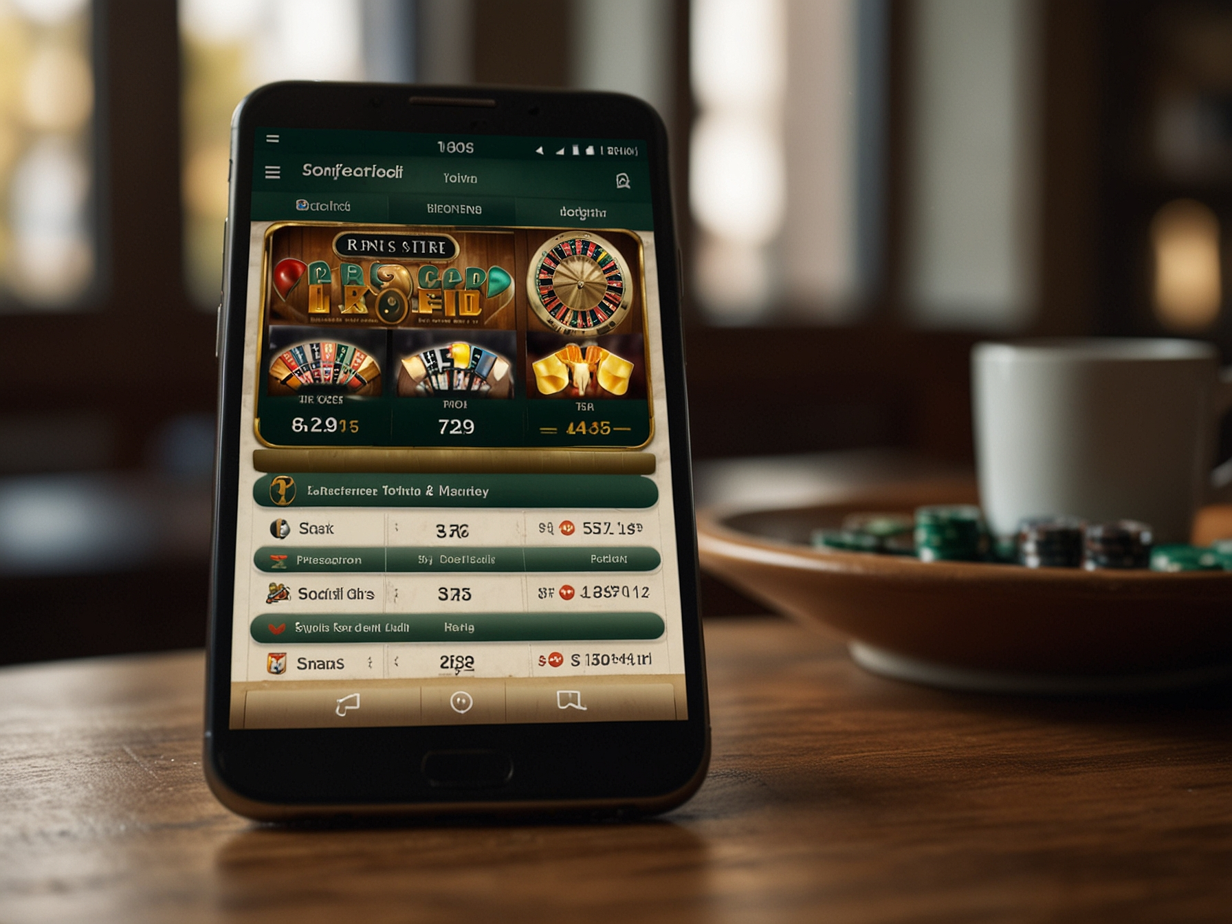 App móvil de Ecuabet en smartphone